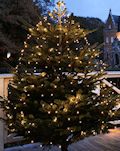 SIRIUS LED-Draht-Baummantel Knirke Christmas Treetop 1,80 m, 234 Micro-LED warmweiß